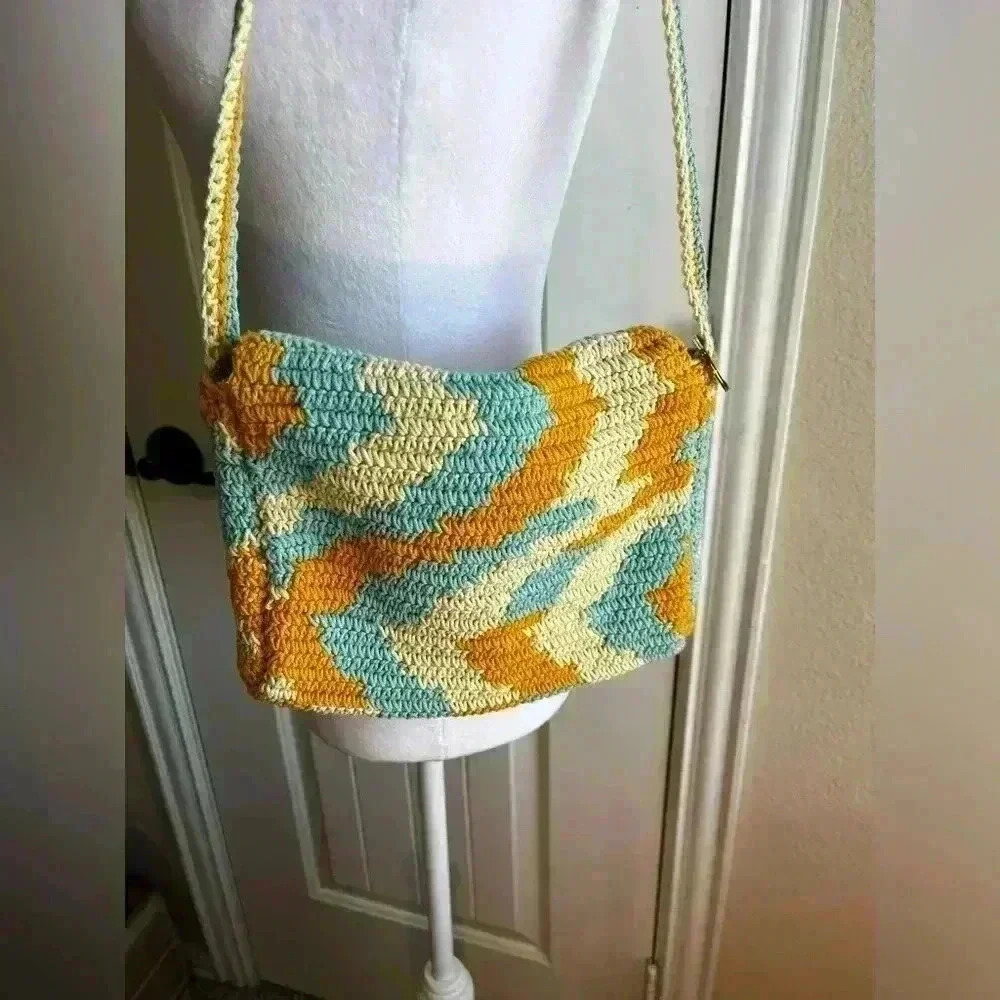 Wild Fable multicolored crocheted bag - Picture 5 of 6